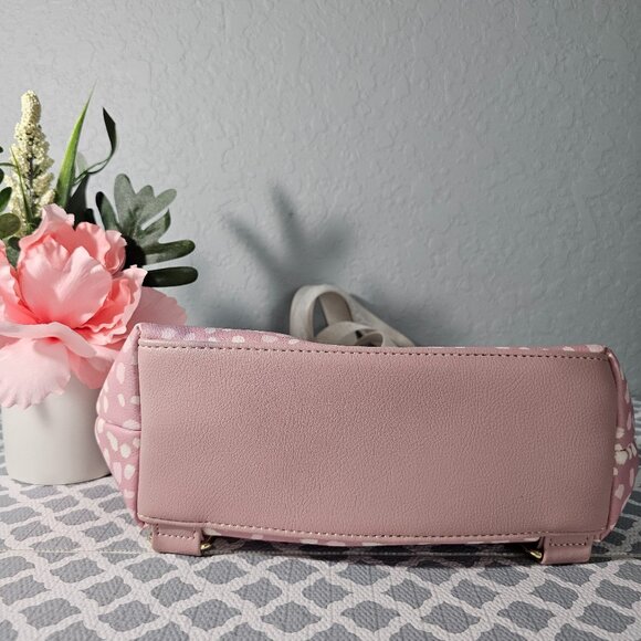 Betsey Johnson Pink Heart Quilted Backpack Purse - Picture 13 of 13